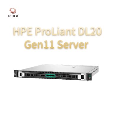 HPE ProLiant DL20 Gen11 랙 서버, 플래시 저장 시스템, 제온 CPU 서버