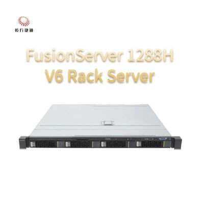 1288H V6 화웨이 퓨전서버는 32 DDR4 DIMM과 10 2.5 인치 하드 디스크 1U를 지원합니다