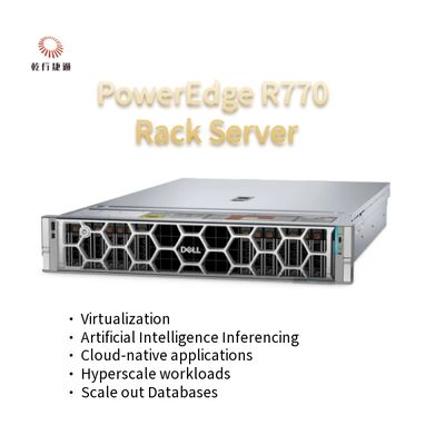 PowerEdge R770 2U 듀얼 소켓 랙 서버 Intel Xeon 6 프로세서