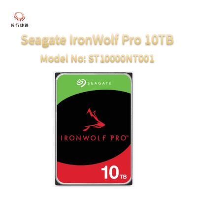 시게이트 아이언울프 프로 10TB 모델 번호: ST10000NT001
