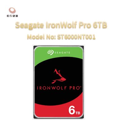 Seagate Ironwolf Pro 6TB 모델 번호: ST6000NT001