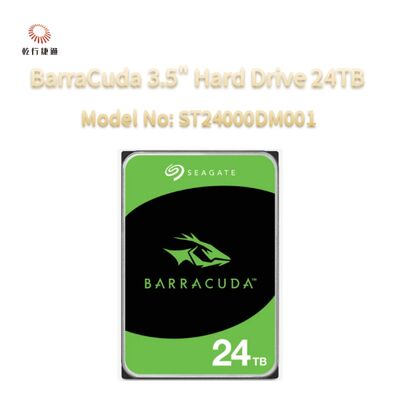 Seagate BarraCuda 3.5인치 하드 드라이브 24TB 모델 번호: ST24000DM001