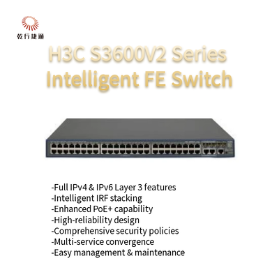 H3C S3600V2 시리즈 지능형 IRF 빠른 이더넷 스위치 S3600V2-52TP-SI