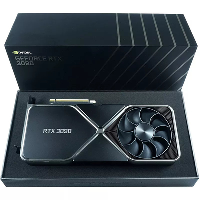 카드 엔비디아 지포스를 게임하는 RTX 3090 Ti OC 24Gb 그래픽