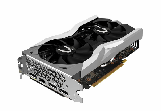 14Gbps 6GB 지포스 그래픽 카드 ZOTAC 게임 지포스 RTX 2060년 쌍둥이 팬