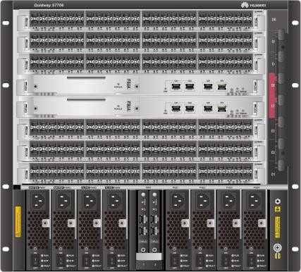 화웨이 S7706 데이터콤은 10G 섬유 스위치를 2*MCUA로 때립니다