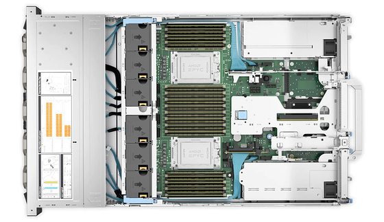 대단히 적응할 수 있는 DDR4 파워에지 R7525 랙 서버