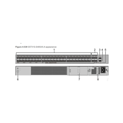 화웨이 S5731S-S48S4X-A1 데이터콤은 앞 유지를 바꿉니다