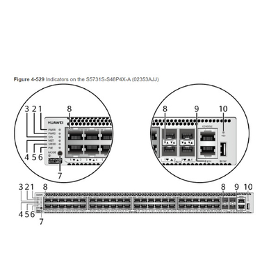 화웨이 데이터콤은 네트워크를 위한 S5731S -S48P4X A를 바꿉니다