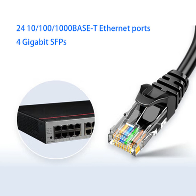 S5735S-L24T4S-QA2 화웨이 스위치 24 포트 기가비트 이더넷+4 기가비트 광섬유 포트