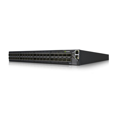 MQM8700-HS2F 데이터컴 스위치 HDR 40 QSFP56 포트 2 전원 공급 (AC) X86 듀얼 코어 표준 깊이 P2C 공기 흐름