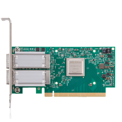 연결 X-4 Lx EN 이더넷 어댑터 카드 MCX4121A-ACAT GPU 2×25GbE SFP28 PCIe 3.0×8