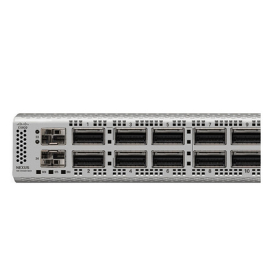 N9K-C9332D-GX2B cisco 10 기가비트 이더넷 스위치 32p 400/100-Gbps QSFP-DD 포트 및 2p 1/10 SFP+ 포트