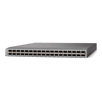시스코 N9K-C9336C-FX2 데이터 센터 스위치 1RU 36p 40G/100G QSFP28 10 기가 비트 RJ-45 128GB