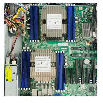 슈퍼클라우드 R5410 G11 36X3.5 2X2.5 2XNVME M.2 사용된 36X16T HDD 1X1T SSD 저장장치 12 X 2.5 인치 SATA/SAS SSD 핫 플러그 핫 스변블 팬