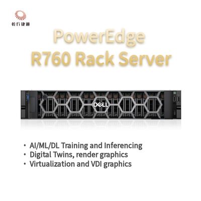 Dell PowerEdge R760 랙 서버 모델, 플래시 스토리지 시스템, Xeon CPU 서버