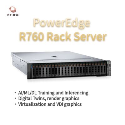 Dell PowerEdge R760 랙 서버 모델, 플래시 스토리지 시스템, Xeon CPU 서버
