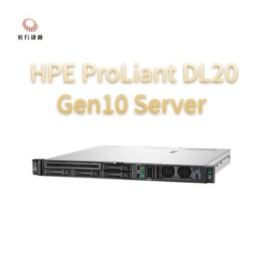 HPE ProLiant DL20 Gen10 서버 소형 다용성 소매 체인 기업용, 2웨이 서버, 데이터 스토리지 서버