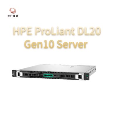 HPE ProLiant DL20 Gen10 서버 소형 다용성 소매 체인 기업용, 2웨이 서버, 데이터 스토리지 서버