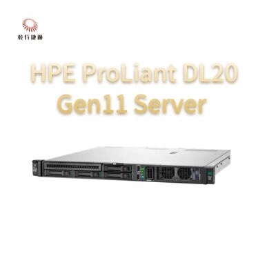 HPE ProLiant DL20 Gen11 랙 서버, 플래시 저장 시스템, 제온 CPU 서버
