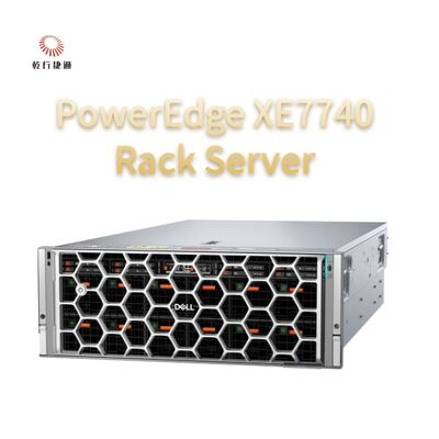 AI 가속 및 1.5TB GPU 메모리를 위한 64코어 Intel Xeon이 탑재된 PowerEdge XE7740 랙 서버