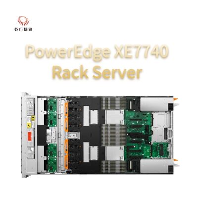 AI 가속 및 1.5TB GPU 메모리를 위한 64코어 Intel Xeon이 탑재된 PowerEdge XE7740 랙 서버