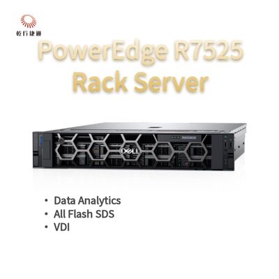 Dell PowerEdge R7525 2U 랙 서버는 강력한 성능과 유연한 구성을 제공합니다