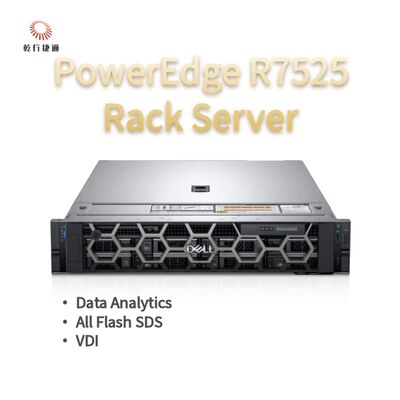 Dell PowerEdge R7525 2U 랙 서버는 강력한 성능과 유연한 구성을 제공합니다