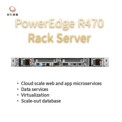 Dell PowerEdge R470 서버 144 코어 4TB DDR5 메모리 1U 랙 폼 팩터
