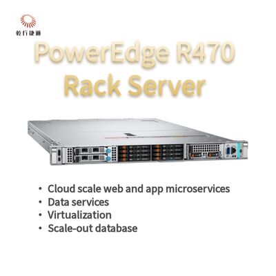 Dell PowerEdge R470 서버 144 코어 4TB DDR5 메모리 1U 랙 폼 팩터