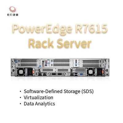 Dell PowerEdge R7615 2U 서버 (128코어 랙 서버), 맞춤형 스토리지 서버, 2웨이 서버