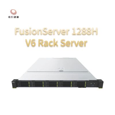 1288H V6 화웨이 퓨전서버는 32 DDR4 DIMM과 10 2.5 인치 하드 디스크 1U를 지원합니다