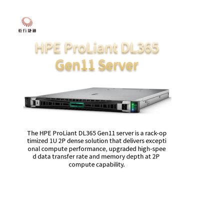 HPE ProLiant DL365 Gen11 서버 1U 2P 고밀도 솔루션 성장하는 비즈니스를 위한 확장 가능한 서버