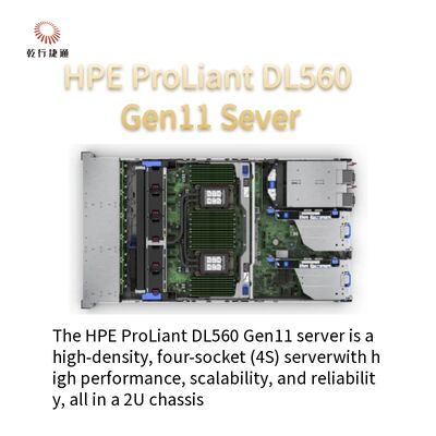 데이터 센터의 혁신 HPE ProLiant DL560 Gen11 애니메이션 비디오 최고 속도 및 확장 가능한 서버