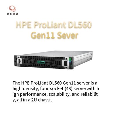 데이터 센터의 혁신 HPE ProLiant DL560 Gen11 애니메이션 비디오 최고 속도 및 확장 가능한 서버