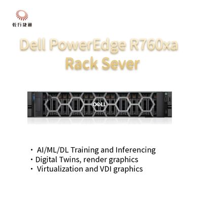 고성능 서버, 대규모 워크로드용 PowerEdge R760xa 랙 서버 시스템 재고 보유