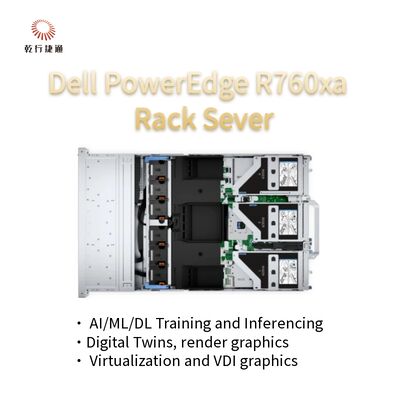 고성능 서버, 대규모 워크로드용 PowerEdge R760xa 랙 서버 시스템 재고 보유
