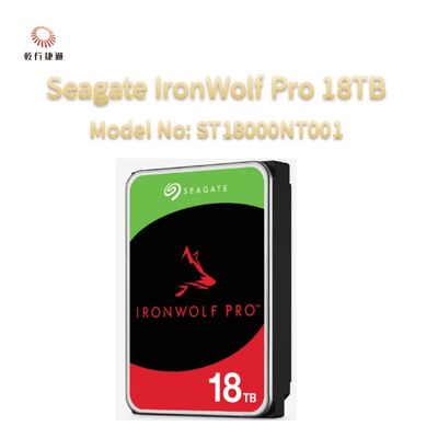 Seagate IronWolf Pro 18TB 모델 번호: ST18000NT001