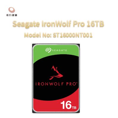 Seagate IronWolf Pro 16TB 모델 번호: ST16000NT001