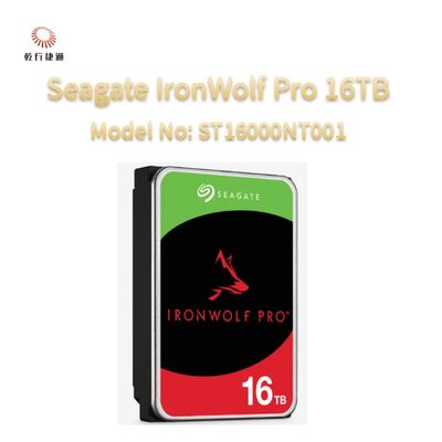 Seagate IronWolf Pro 16TB 모델 번호: ST16000NT001