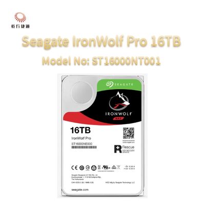 Seagate IronWolf Pro 16TB 모델 번호: ST16000NT001