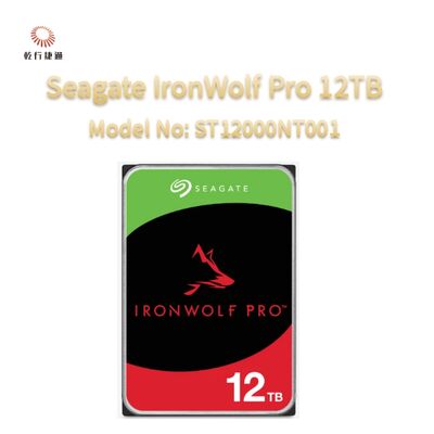 시게이트 아이언울프 프로 12TB 모델 번호: ST12000NT001