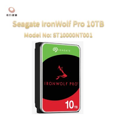 시게이트 아이언울프 프로 10TB 모델 번호: ST10000NT001