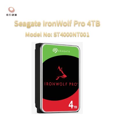 시게이트 아이언울프 프로 4TB 모델 번호: ST4000NT001