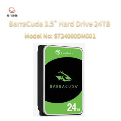 Seagate BarraCuda 3.5인치 하드 드라이브 24TB 모델 번호: ST24000DM001