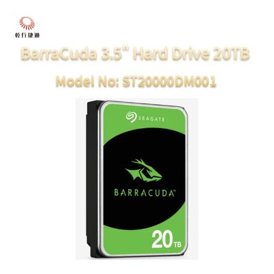 Seagate BarraCuda 3.5인치 하드 드라이브 20TB 모델 번호: ST20000DM001