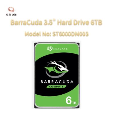 Seagate BarraCuda 3.5인치 하드 드라이브 6TB 모델 번호: ST6000DM003