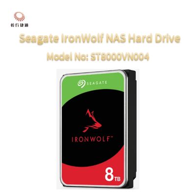 Seagate IronWolf® NAS(Network-Attached Storage) 하드 드라이브 모델 번호: ST8000VN004