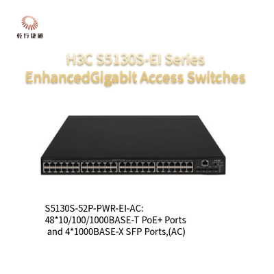 H3C S5130S-EI 시리즈 S5130S-52P-PWR-EI-AC 향상된 기가비트 액세스 스위치