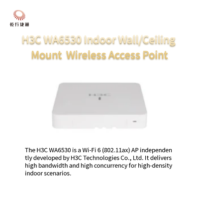 H3C WA6530 실내 벽/상장 설치 Wi-Fi 6 (802.11ax) 무선 액세스 포인트